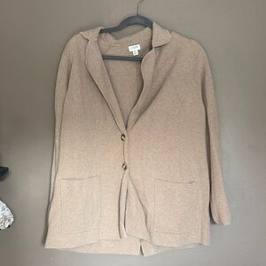 J. Crew Light Brown Knit Cardigan
